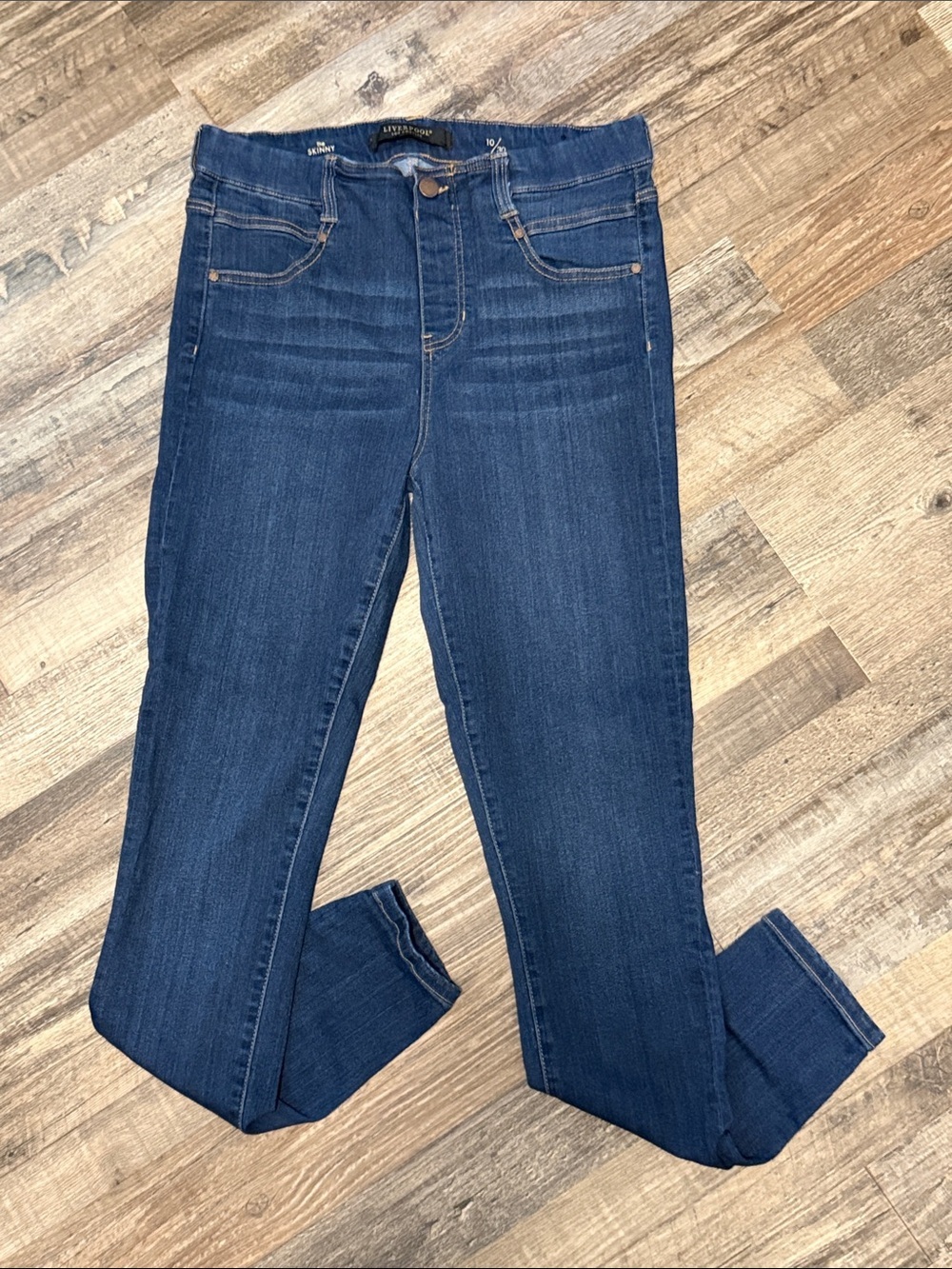 Liverpool Los Angeles Slim High-Rise Women’s Jeans Dark Wash Size 10 30